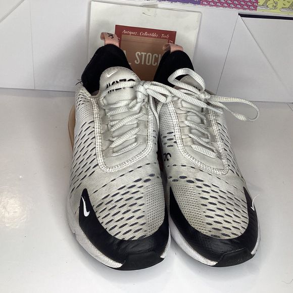 Nike Air Max 270 GS Running Shoes Size 5.5 youth Boys or Girls White 943346-005 - Picture 2 of 10